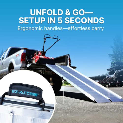 Traverse Aluminum Singlefold Edgeless Ramp (8 Foot / Singlefold Edgeless)