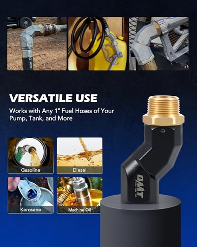 OMT 1" NPT Fuel Hose Nozzle Swivel Kit (1PCS 1"NPT / Fuel Hose Nozzle Swivel)