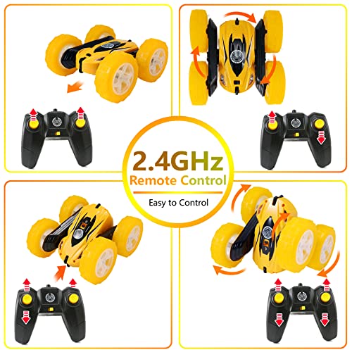 Remote Control Car for Boys 6 (Big Yellow)