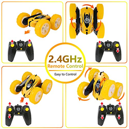 Remote Control Car for Boys 6 (Big Yellow)
