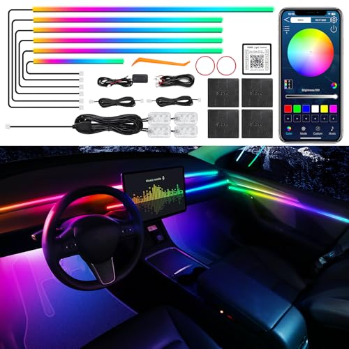 Dreamcolor Acrylic Interior Car LED Strip Light with Wireless APP (Dreamcolor 10 in 1)