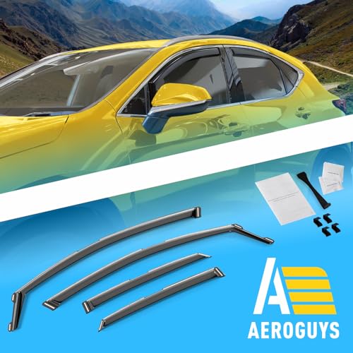 Extra Durable Window Deflectors in (For Lexus NX 22-26)