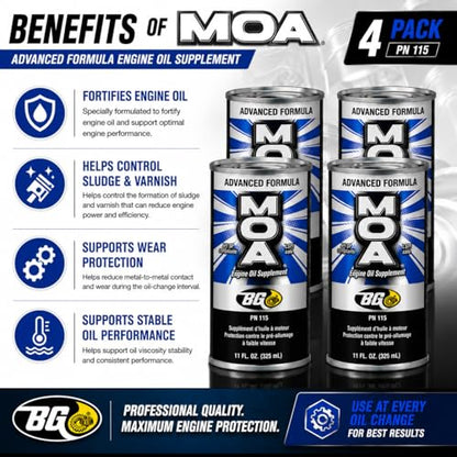 BG Advanced Formula MOA PN 115 Motor Oil Additive