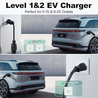 Level 1&2 EV Charger (20FT / 16A-J1772)