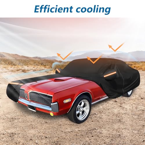 Car Cover for Mercury Cougar 1967 (Black / for Mercury Cougar)
