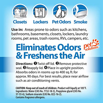 Solid Odor Absorber Eliminator for Home and Small Spaces (14 Ounce (Pack of 9))