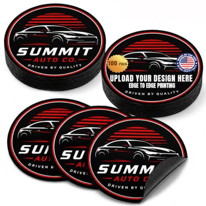 Customizable Round Magnet 6 Inch 100 Pack (100 Pack)