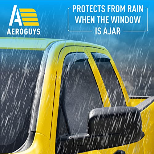Extra Durable Window Deflectors in (For Dodge RAM 09-18 Quad Cab)