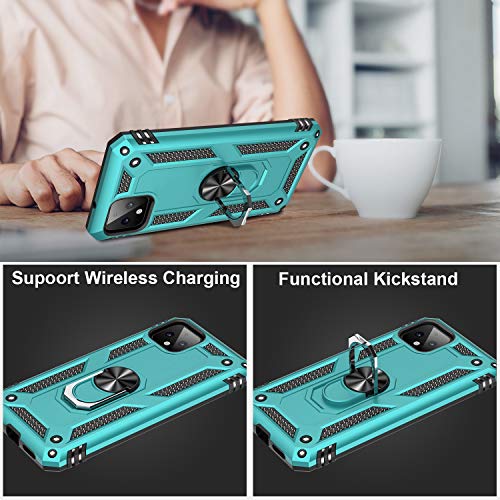 for Google Pixel 4 Case with Screen Protector (Teal / Google Pixel 4)
