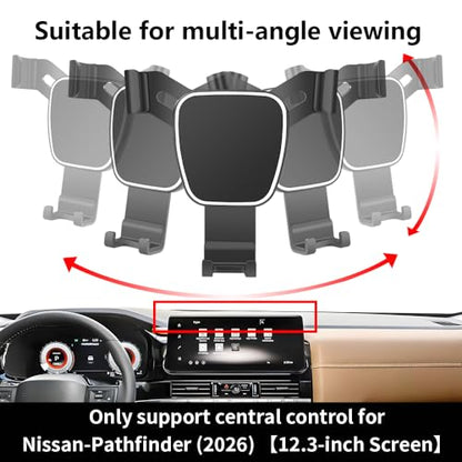 Car Phone Holder for Nissan Pathfinder 2026【12.3 (Phone Holder for Pathfinder 2026)