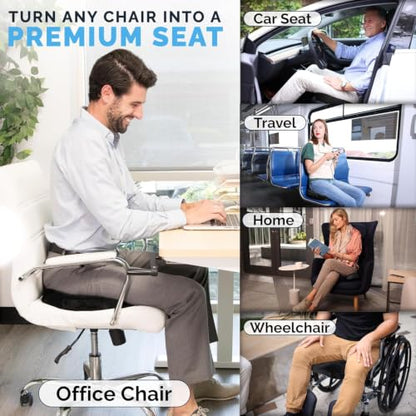 Doctor Recommended Seat Cushion (Black / Large)