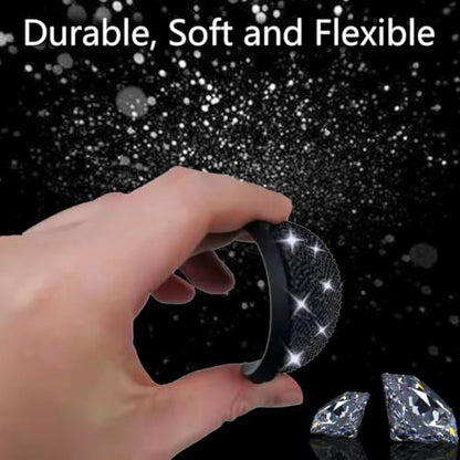 4pcs Bling Car Cup Holder Coaster (Black / 4pcs)