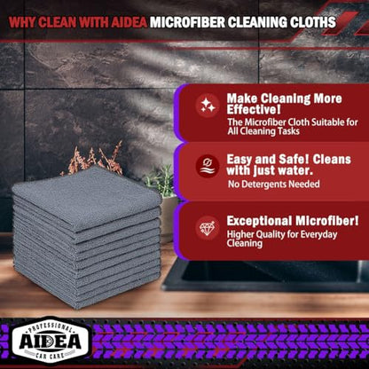Microfiber Cleaning Cloth Grey 20PK (Grey / 20PK)