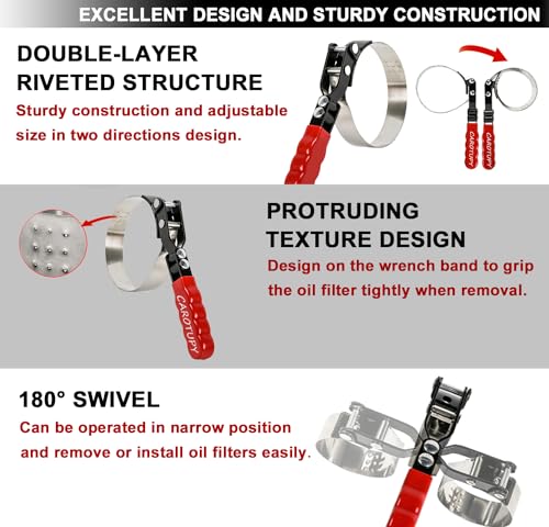 Standard Swivel Oil Filter Wrench