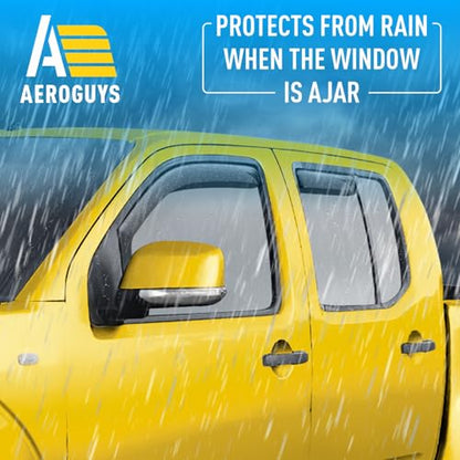 Extra Durable Window Deflectors in (For Nissan Frontier 05-21)