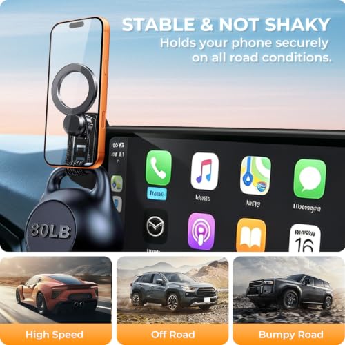 Car Phone Holder for Mazda CX5 2021 (Fit for 2021-2025 CX-5, 10.25-Inch)