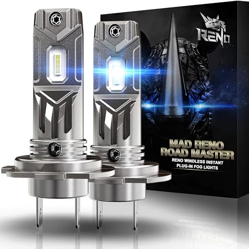 H7 Bulb Fanless 600% Brighter 6500K Cool White Fog Bulbs (H7)