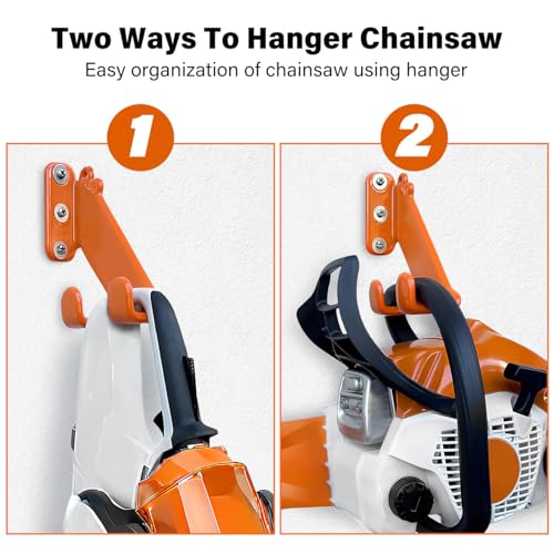 Chainsaw Hanger (Orange)
