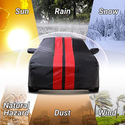 Car Cover for 1982 (Black / Red (Stripe) / 6. Camaro 1982-1992)
