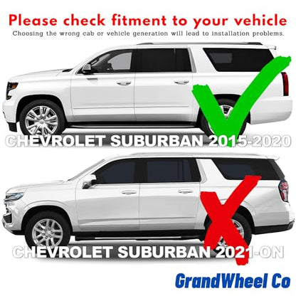 Window Deflectors Smoke Tinted In (For Suburban 15-20)