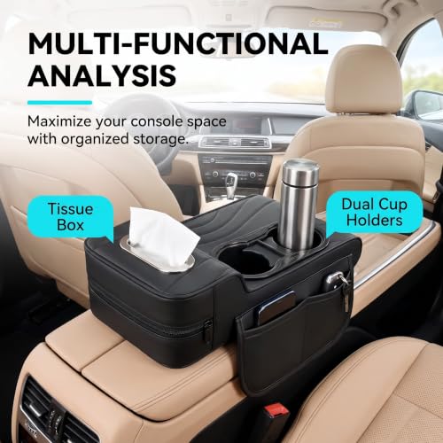 Multifunctional Car Armrest Cover (1 PC / Black)