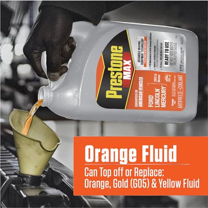 AF6800 MAX Original Equipment Antifreeze and Coolant (Orange / Pack of 6 Gallons)
