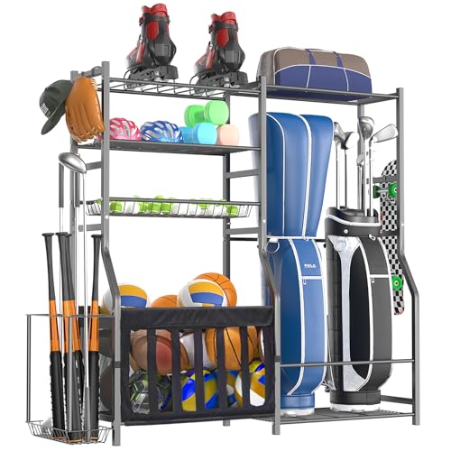 Heavy Duty Garage Sports Equipment Organizer (Garage Sports Equipment Organizer)
