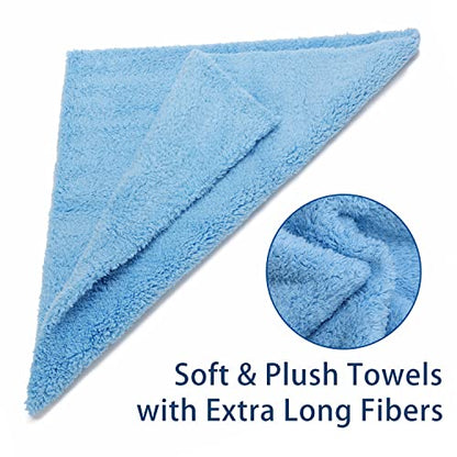 Microfiber Towels for Cars (Blue)