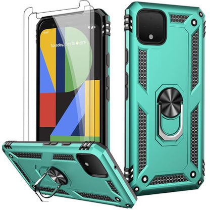 for Google Pixel 4 XL Case with Screen Protector (Teal / Google Pixel 4 XL)