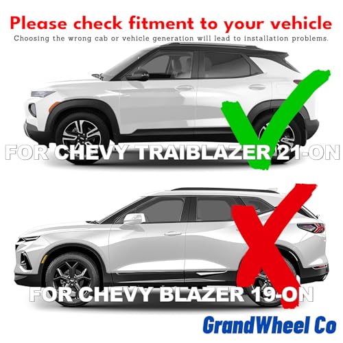Window Deflectors Smoke Tinted in (For TrailBlazer 21-26)