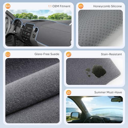 Gray Dash Cover for 2004 (4)04-08 F-150(Gray))