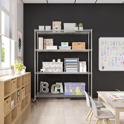 UltraDurable 4 (Steel / 4-Tier Shelving, 60" W x 24" D)