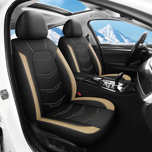 Front Car Seat Cover (N2 Black Beige / Front Seat)