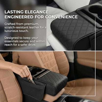 Car Center Console Cover (Black)