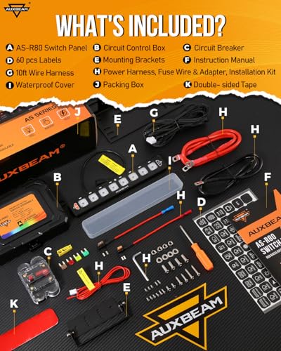 AS R80 Slim 8 Gang Switch Panel with RGB Backlight Memory Function (AS-R80 8 Gang)