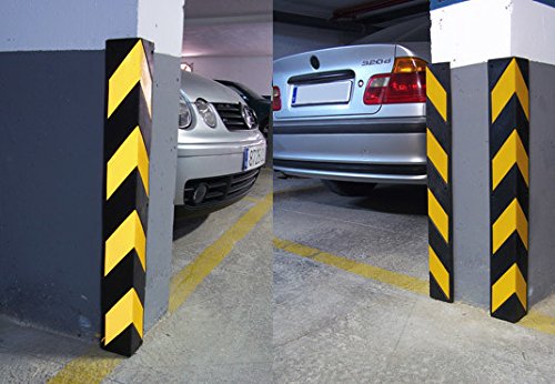 Rubber Corner Guard 30" for Parking Columns and Garage Walls L (1 Piece / L-shaped)
