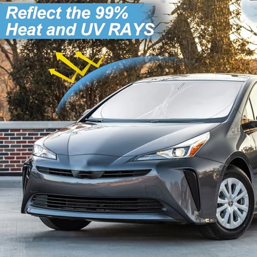 Windshield Sunshade for Toyota Prius Hatchback 2016 (Fit Prius 2010-2022)