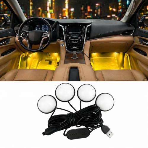 Car LED Interior Lights (Yellow)
