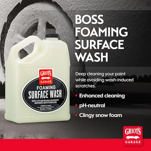 BOSS Foaming Surface Wash for Car Cleaning and Detailing (128 Fl Oz (Pack of 1))