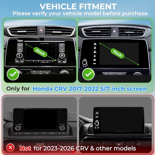Car Phone Holder for Honda CRV CR (Fit for 2017-2022 CRV, 5/7-Inch)