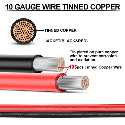 10 Gauge Wire (10AWG 30Feet)