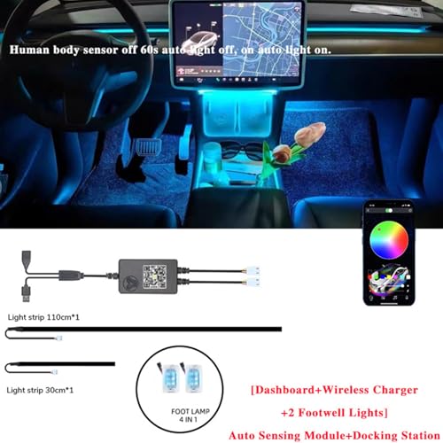 Center Console + Dashboard Ambient Light for 2021 (Center Console+Dashboard Ambient Light)