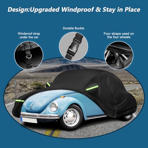 Custom Fit for Volkswagen Beetle Bug 2 (Black / for Volkswagen Beetle Bug 2-Door)