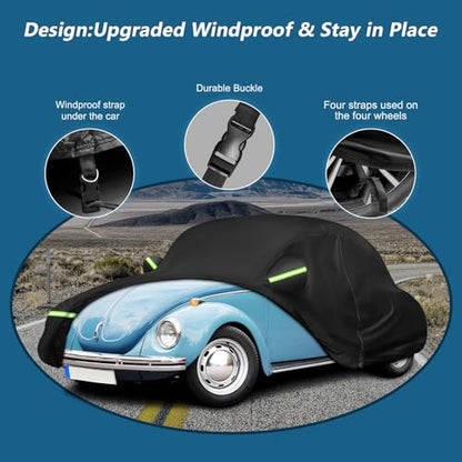 Custom Fit for Volkswagen Beetle Bug 2 (Black / for Volkswagen Beetle Bug 2-Door)