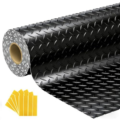 7.5x20 FT Garage Floor Mat (Black / 7.5x20 FT)