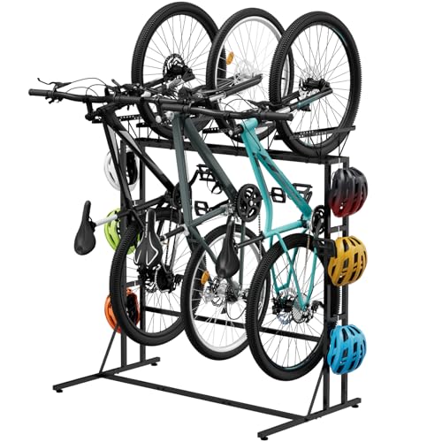 Vertical Bike Stand (Black / 4 Bikes)