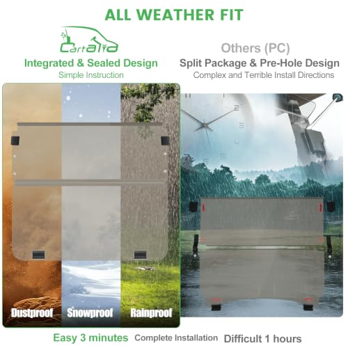 Golf Cart Foldable Windshield 3 (Tinted)