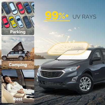 for Chevy Equinox Sun Shade 2018 (For 2018-2026 Chevy Equinox)