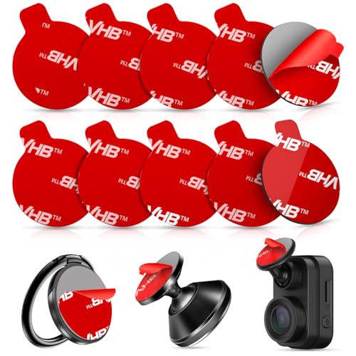 10 Pcs Sticky Adhesive Pads for Car Magnetic Phone Holder