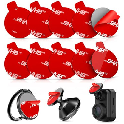 10 Pcs Sticky Adhesive Pads for Car Magnetic Phone Holder